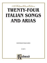 24 Italian Songs and Arias-Med/High Vocal Solo & Collections sheet music cover
